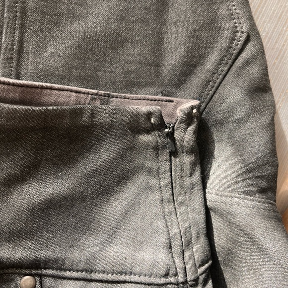 SPANX WOMENS DENIM PANTS LEGGINGS SIDE ZIP PULL ON 2310 SOLACE - Picture 7 of 10